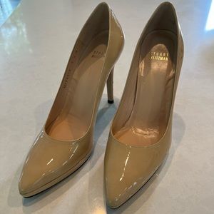 Stuart Weitzman Nude Platform Heel Size 8.5